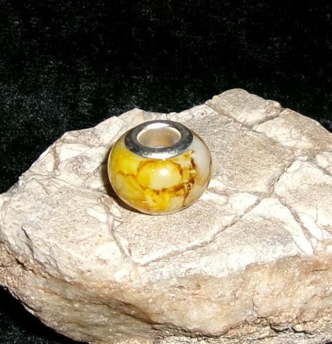 Glass Bead with WERE-LION