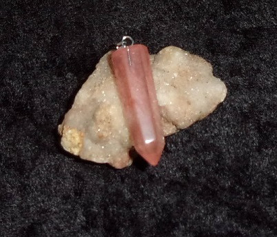 Quartz Pendant with NORSE VAMPIRE