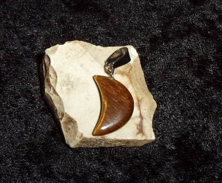 Stone Pendant with CELTIC VAMPIRE