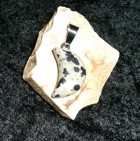 Jasper Pendant with POLLINATING FAIRY