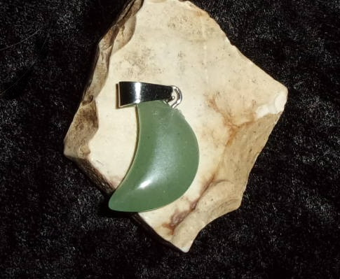 Moon Pendant with YOUTHFUL DREAMS FAIRY