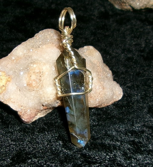 Wire Pendant with NORSE VAMPIRE