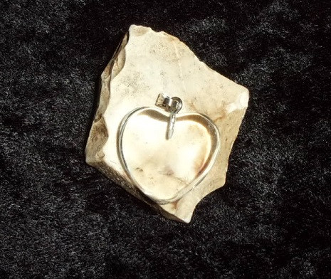 Heart Pendant with CELTIC ANGEL