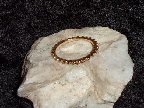 Band Ring with LUMINOUS ANGEL