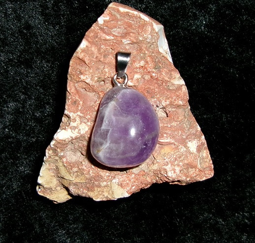 Amethyst Stone Pendant with 3RD EYE and PORTAL OPENING SPELLS