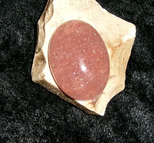 Cabochon Stone with DARK MERMAID