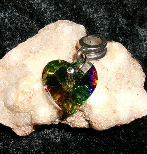 Crystal Charm with SPARKLING ANGEL