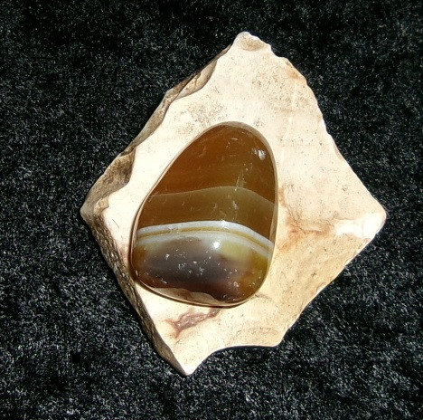 Stone with RABBIT TOTEM