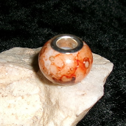 Glass Bead with NIGHT FLYING DRAGON FAIRY