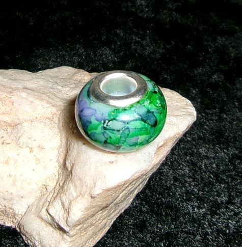 Glass Bead with WOODLAND ELF