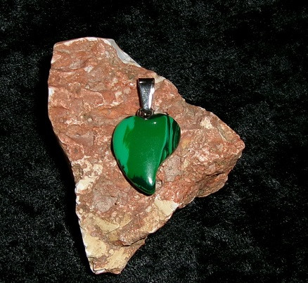 Heart Pendant with WOODSMAN