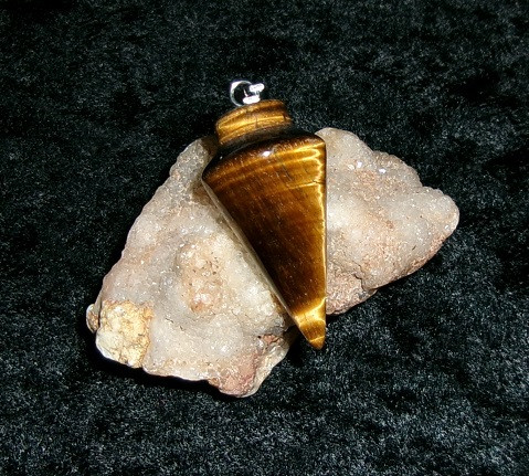 Tiger Eye Pendant with IFRIT DJINN