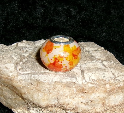 Glass Bead with FIRE FAE