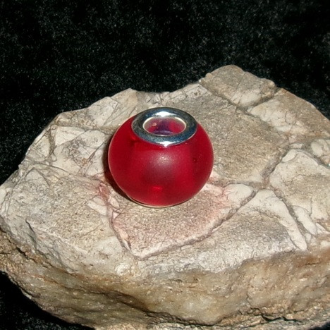 Glass Bead with CRYSTAL WERE-DRAGON