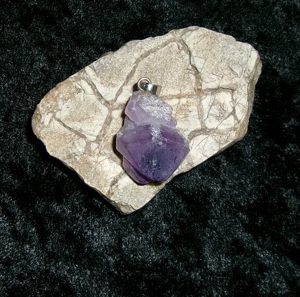 Amethyst Pendant with PURPLE DRAGON