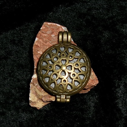 Locket with BLACK FOREST FAIRY