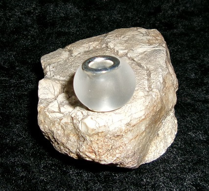 Glass Bead with SPARKLING ANGEL