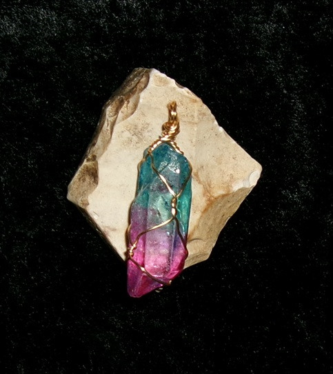 Wire Pendant with GODDESS APHRODITE Portal