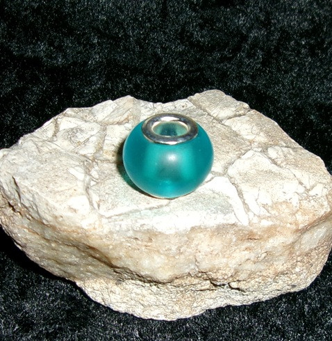 Glass Bead with CELTIC ANGEL