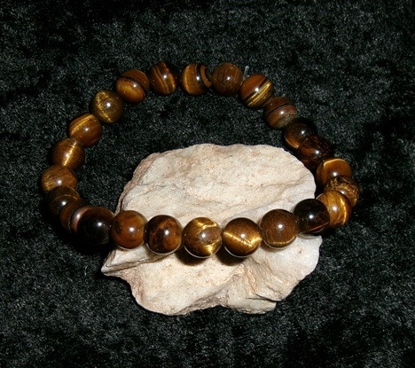 Tiger Eye Bracelet with DARK GRIGORI WATCHER