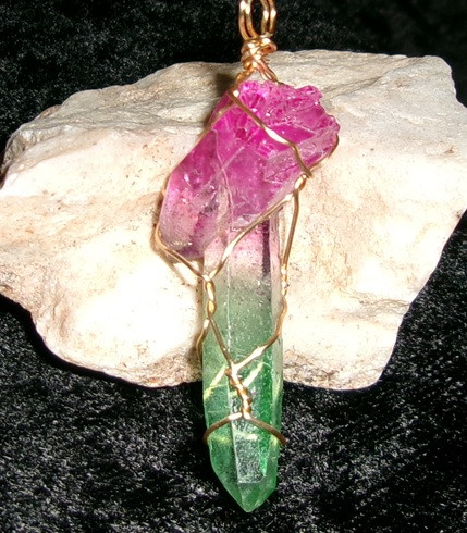 Pendant with RAINBOW CHINESE DRAGON