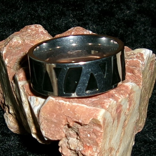 Ring with AZTEC HIGH PRIEST 
