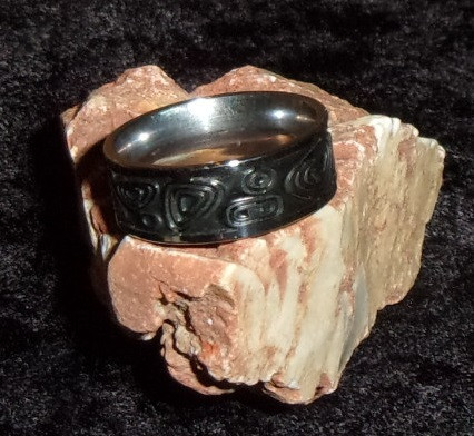 Ring with GOD LUGH PORTAL
