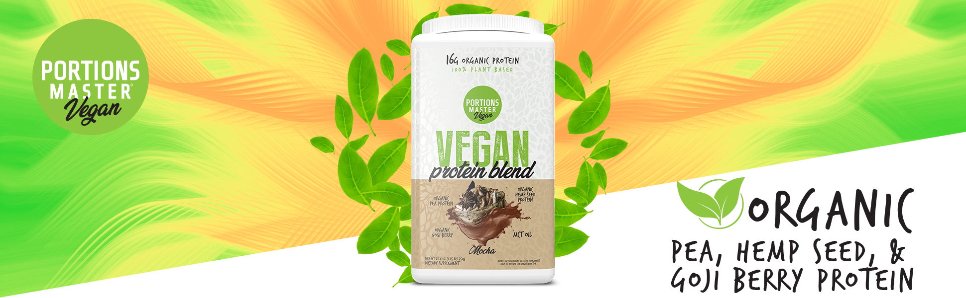Mocha Protein Blend Banner
