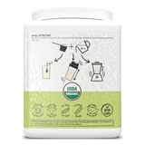 Portions Master Vegan Plant Protein Unflavored 375g Back