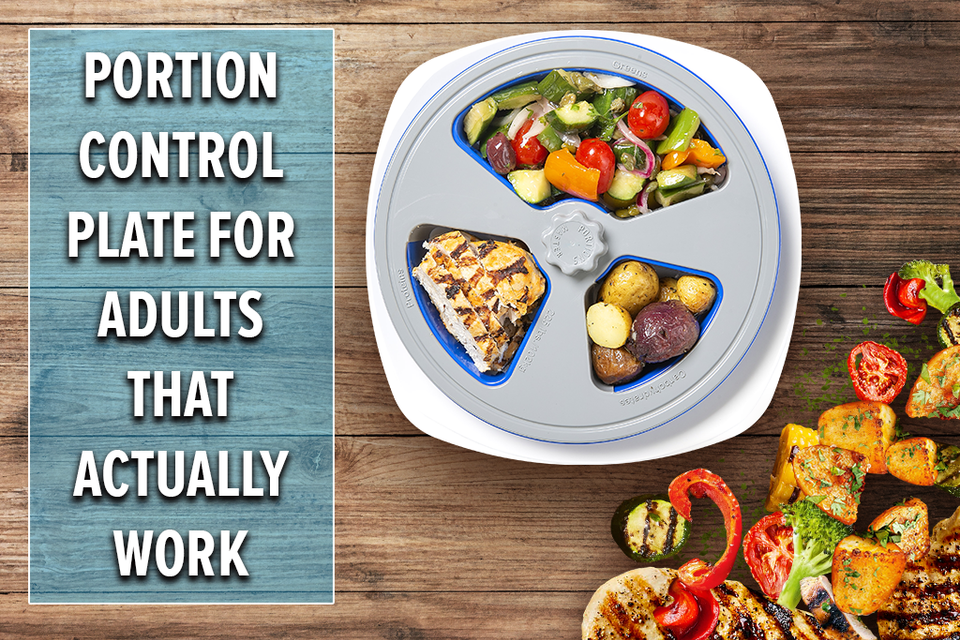 Best 3 Section Portion Plate For Adults That Actually Works Portions Best 3 Section Portion Plate For Adults That Actually Works Portions
