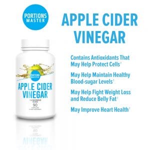 portions master apple cider vinegar