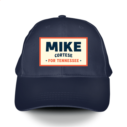 Mike Cortese For Tennessee (Navy Baseball Cap)