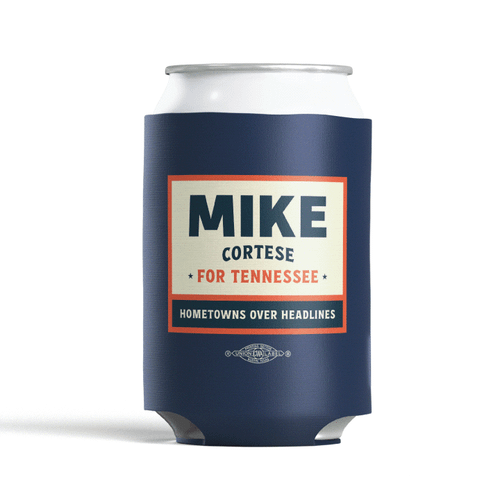 Hometowns Over Headlines (Navy Can Cooler)