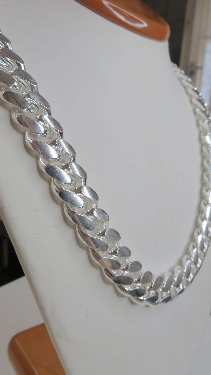 925 Sterling Sterling Silver Cuban Link Chain For Sale Price