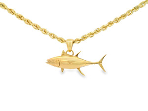 14KT Ahi Pendant