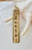 14KT 3D Personalized 10MM Carnation Flower Vertical Name Pendant  | Price Varies Based on Height