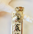 14KT 3D Personalized 10MM Bird of Paradise Vertical Name Pendant  | Price Varies Based on Height