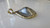 14KT Yellow Gold Abstract Shaped Mabe Pearl Pendant