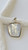 14KT Yellow Gold Square-Shaped Mabe Pearl Pendant