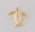 14KT Hawaiian Sea Turtle Pendant with Hidden Bail