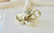14KT Green Gold Frog with Emerald Eyes Pendant