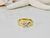 18KT Yellow Gold Hawaiian Heirloom, Bezel Set 1.02CT Diamond Engagement Ring