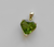 14KT Yellow Gold Heart Shaped Genuine Green Peridot Pendant