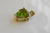 14KT Yellow Gold Heart Shaped Genuine Green Peridot Pendant