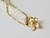 14KT Yellow Gold Plumeria Pearl Pendant  |  Price Varies Based on Size