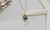 14KT Yellow Gold Black Tahitian Pearl with Diamond Pendant