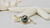 14KT Yellow Gold Black Tahitian Pearl with Diamond Pendant