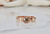 14KT Rose Gold Round Brilliant Cut, Bezel Set 0.49CT Chocolate Diamond Ring