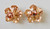 14KT Hibiscus Flower Earrings  |  Price Varies Based on Size