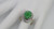 SALE - 14KT Yellow Gold Oval Shaped Jade with Diamond Halo Ring